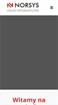 Mobile Screenshot of norsys.pl